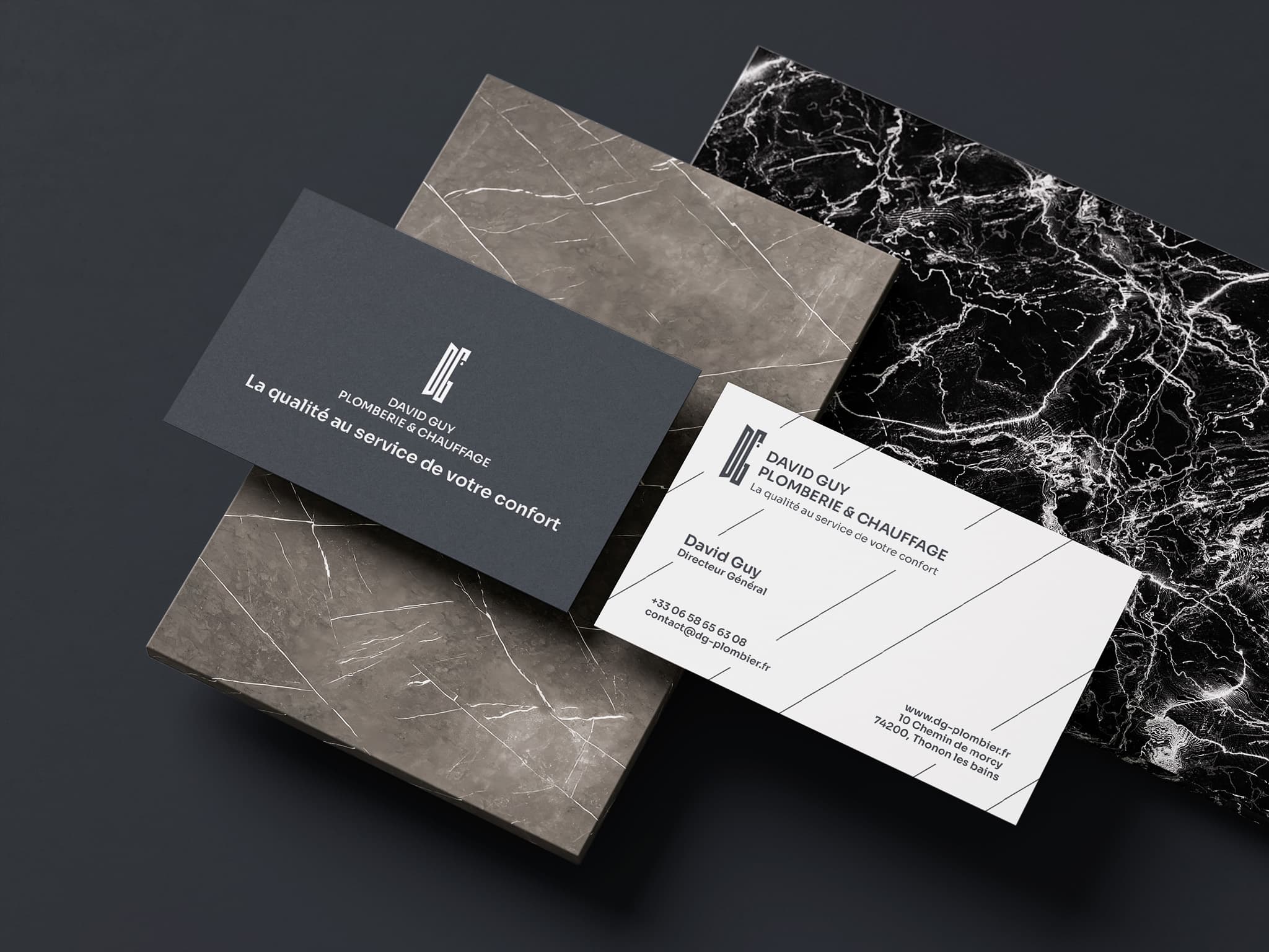 DG Plomberie business card 1
