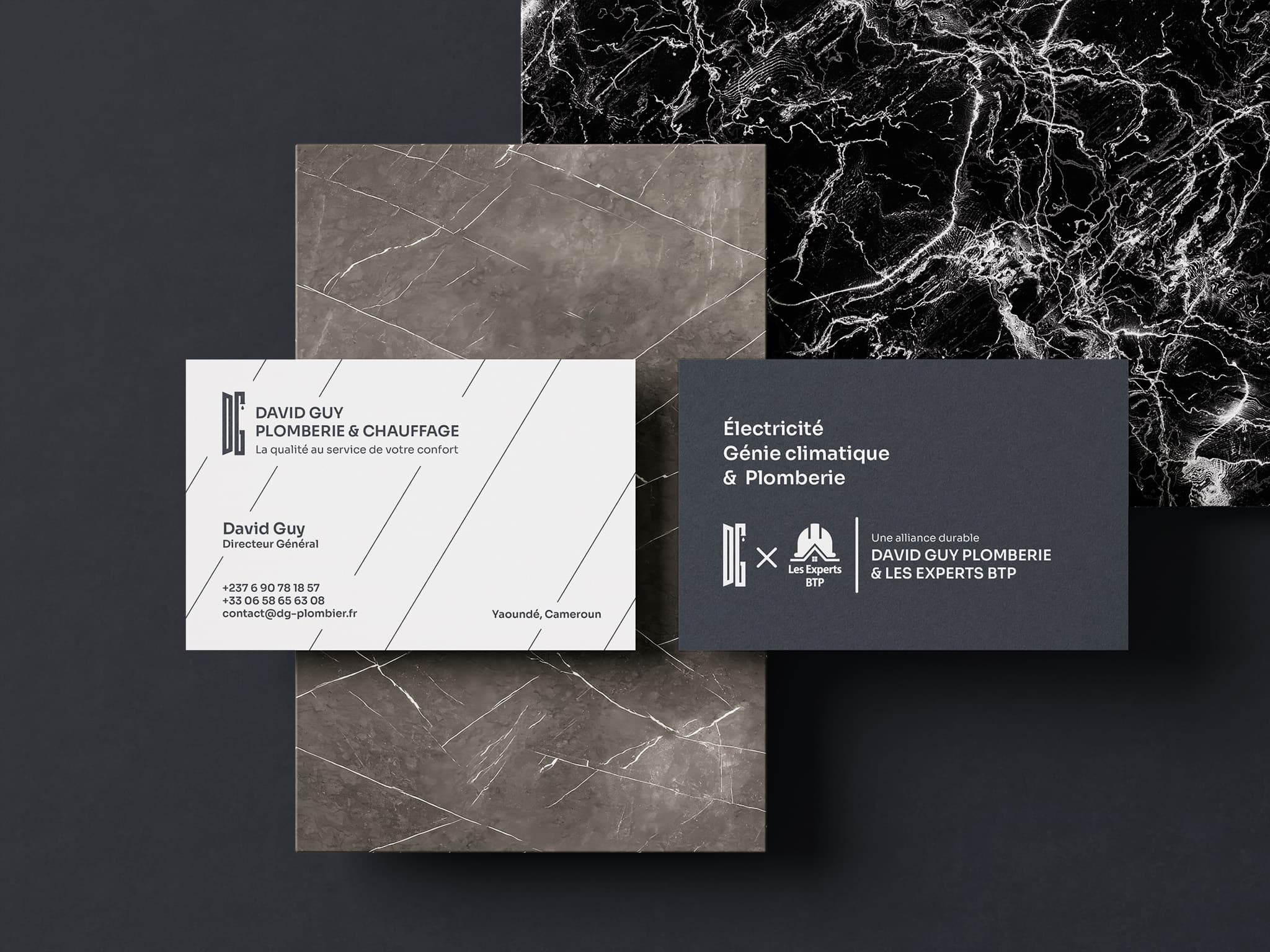 DG Plomberie business card 2