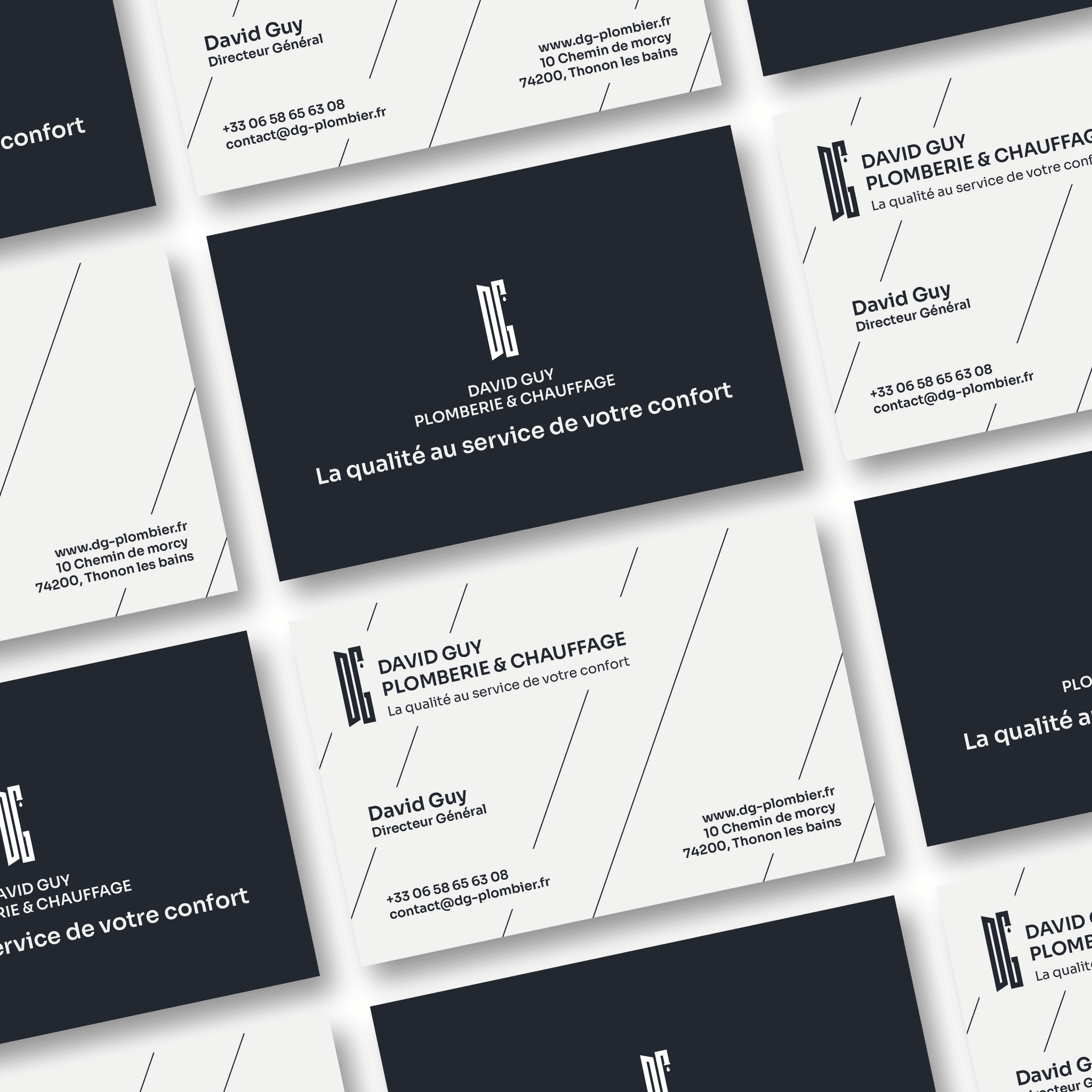 DG Plomberie business card 3