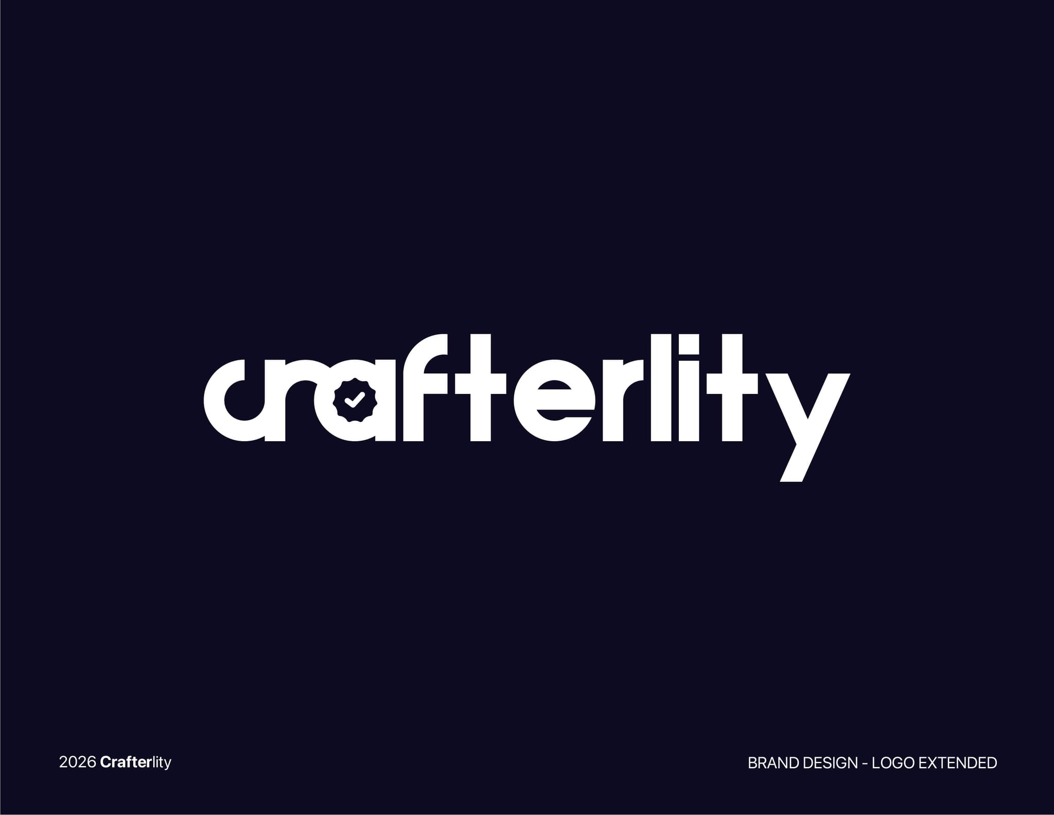 Crafterlity branding logo extended