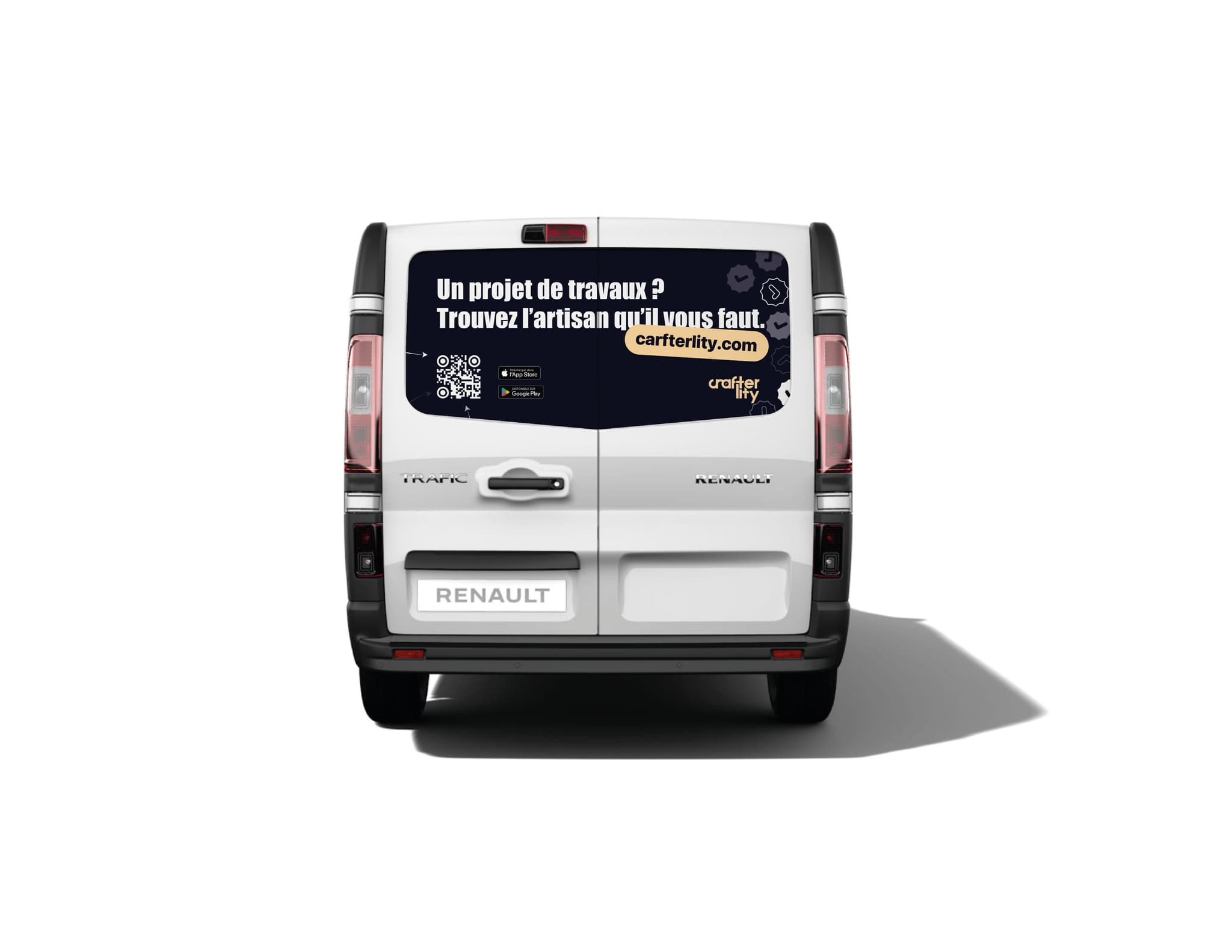 Crafterlity branding van design mockup 2